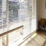 창안애 오동나무 우드블라인드 거실 베란다 창문 40x40 : 창안애