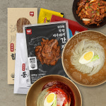 [외갓집] 불고기와 함께 먹는 옥천 물냉면+비빔냉면 4인 세트 : 외갓집