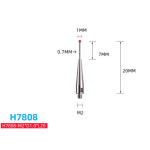 터치 프로브 CMM 팁 텅스텐 스틸 스타일러스 볼 게이지 헤드 액세서리 H7805 H1345 H7806 H0033 H7808 H0034 M2 1 개 : 선우유통22