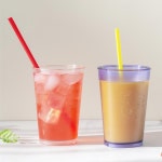 피씨방 당구장 호프집 음료수 콜라컵 5개 투명 탄산컵 구내식당 국내생산 : 다판다쓰리