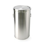 뱅뱅이 휴지통 스텐 대형 업소용 쓰레기통 공원 건물 캠핑장 : 더만컴퍼니