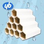 다팜아쿠아 YB무역 와이비 ST-170 10구 벌집 모양 세라믹 놀이터 은신처 장식품 (6x7.2x7.2cm) : 다팜아쿠아