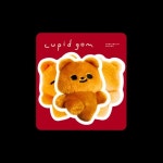 [푸르름디자인] 큐피드곰 미니 인형 조각 스티커 : 핫트랙스