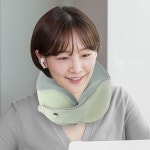 [골피아] 편안한 메모리폼 목베개(그린) 기내 용목 쿠션 : 핫트랙스