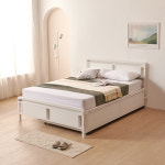 HHT45B 1570x940 철제 슬라이드 수납 침대 퀸 : 히트가구