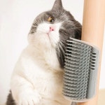 고양이 셀프 빗질 그루밍 콤브 브러쉬 : honestmarket