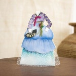 고급 여인 한복 카드 엽서 편지 : 덕플러스