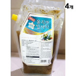 대량 업소용 올리브 발사믹 소스 2000g/4개 드레싱 : 이해가구백화점