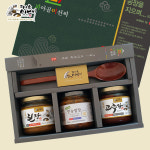 피아골미선씨 프리미엄 선물세트 1호 (장류3종 옻수저세트) : 훈훈한삼촌