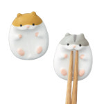 [데꼴] 와삭 햄스터 햄찌 젓가락 받침 브라운 : 모노카의다락방