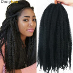 칼론헤어 | 레게머리 가발 Marley Hair For Braids 아프로 킨키 말리 브레이드 헤어 카네 칼론 합성 밥 옹 브르 익스텐션 Easy Braid : 엠엔제이33