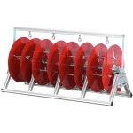 접이식 케이블풀링기 전선 풀림이 케이블 정리 릴 풀링기 다이 배선 알루미늄합금싱글세트 : 당고스토어