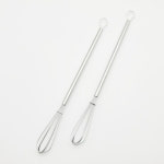 일본 올 스텐 미니 거품기 계란 휘핑기 2P : 아리앤