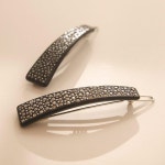 [갤러리아] 제이로렌 일자 큐빅 포인트 패턴 사각 헤어핀 H0736 : 갤러리아백화점