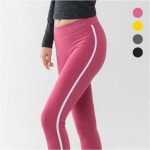 슬림 옆라인 9부 요가 필라테스 레깅스 요가바지 팬츠 : 아이디얼데이