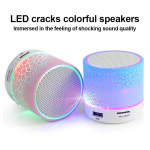 스피커 블루투스 나무소리 레트로 휴대용 미니 무선 다채로운 LED TF 카드 USB 서브우퍼 MP3 음악 사운드 칼럼 PC 휴대폰용 : 추추컴퍼니