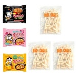 Hot Chicken Buldak Ramen 3 Flavor with Korean Rice Cake Tteokbokki Stick - Rapokki Stir Fried Ramen : 스포트리스토어