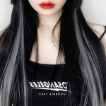 브릿지 헤어 피스 투톤 포인트 가발 붙임머리 똑딱이 : 곰도리상사