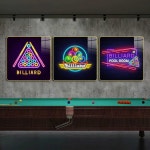 당구장 조명 배너 철제 간판 스탠드 광고판 광 메뉴판 : 모다mall4