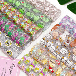 가죽 공구  귀여운 개구리 양 토끼 고양이 젤리 인조 투명 PVC 시트 비닐 DIY 활 공예 커버 J1740 20x30cm : 엠제이에스원