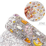 가죽 공구  귀여운 개구리 양 토끼 고양이 젤리 인조 투명 PVC 시트 비닐 DIY 활 공예 커버 J1740 20x30cm : 엠제이에스원