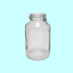 유리 물병 밀폐용기 고리 압축 패킹 담금병 공병 두께감 4000ml 블루 보르미올리 피도 : 상생몰365