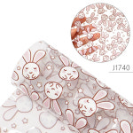 가죽 공구  귀여운 개구리 양 토끼 고양이 젤리 인조 투명 PVC 시트 비닐 DIY 활 공예 커버 J1740 20x30cm : 엠제이에스원