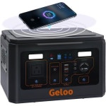 젤루 휴대용 발전소 500W 실외 태양광 발전기 배터리 백업 전원 캠핑용 가정용 비상 낚시 등산 야외 여행 RV밴블랙 : 어스더월드