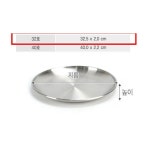 카페 베이커리 플레이트 무광 느낌 원형접시 32cm 레스토랑 이자카야 : 노엘의 곳간