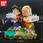 드래곤볼 피규어 손오공 손오반 베지터 피콜로 애니메이션 및 크릴린 우유 모델 액션 주변 인형 PVC 선물 장난감 15cm : 추추컴퍼니