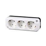 일신 19549 노출콘센트 3구 연선 나사타입 : 정도종합철물건재