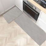 발바닥푹신 뽀송뽀송 그레이 주방 규조토 발매트 세트 인테리어 업소 닦기 : 주피르