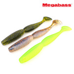 메가배스 슈퍼 스핀들 12.7cm(5인치) 바이오스 배스 루어웜 : 다솔낚시분당