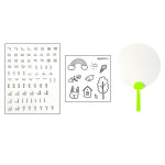 [인지활동] 썸머 투명 부채 만들기 (1인용, 3종 택 1) : 토단몰