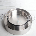 삼중 닭갈비판 통삼중 닭갈비 통3중 순대볶음 쭈꾸미볶음 곱창볶음판 국내산 스텐 알류미늄 : 로크인키친