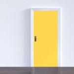 현관시트지 아파트현관문시트지 방문 리폼 필름 심플단색현관문시트지 옐로우 WBSG5706 헤라증정 : 케이빌리프