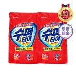 수퍼타이 찬물 전용 실내건조 세탁세제 일반드럼 겸용 리필 5Kg 대용량 X 2개 엘지생활건강 : 리뉴유통