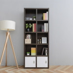 SJ가구 로잔느 800 도어 5단 책장 (착불) : 미라움