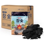향이좋은 검탄 참숯 캠핑 고기 바베큐 600g 조리용 간편한 : 토끼의 숲