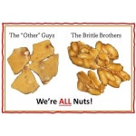 Brittle Brothers Peanut Brittle - 141.7g5온스 백 - 미국에서 1로 투표 - 4 x 더 많은 견과류 캐슈 피칸 베이컨 기업 선물 남성 여성... 