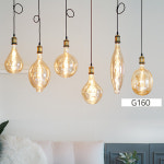 LED 에디슨 전구 G160 4W 빅램프 빅사이즈 인테리어전구 : 공간 LED