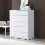 1000 템바보드 5단 서랍장 의류보관 옷정리 인테리어서랍장 가정수납장 서랍옷장 : 씨엠리치