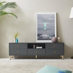 골드포인트 TV선반 오픈형 수납공간 2단 거실장 1600 거실TV장식장 선반거실장 TV대 : 마켓사계