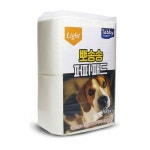 배변 애견 라이트 일회용 뽀송송 애견용 100매X4개 강아지 퍼피 패드 : 림스네마켓