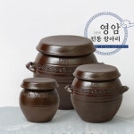 국산 전통 영암 항아리 1호 2호 소금 된장 고추장 장독대 : 효딩즈 다락방