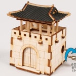 DIY 조립 오르골 성문 지능개발 장식 인테리어 피규어 : 호랑잇