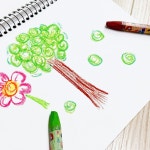 어린이크레파스 24색 크래용 미술학원 등교준비물 : DaaOnn