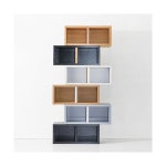 H6135 2칸 책장 중블럭 6colors : 명가리빙