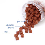 뷰인더펫 강아지간식 대용량 말랑 큐브 연어 1kg : 네츄럴랩
