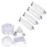 과학교실 레인보우 메이커 아트 데코용 QFkris 크리스탈 포토그래피 프리즘 세트 : 써니트랜